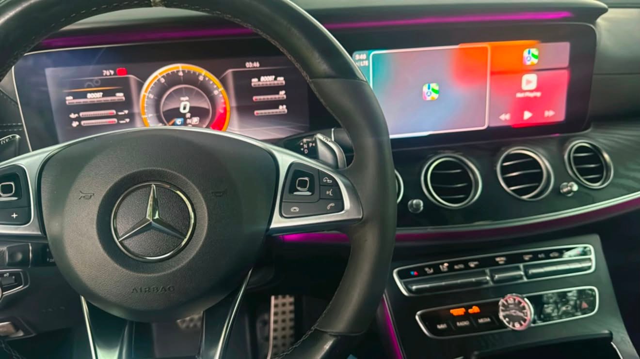 A Mercedes-Benz AMG interior and digital cluster at BMW Experts LLC